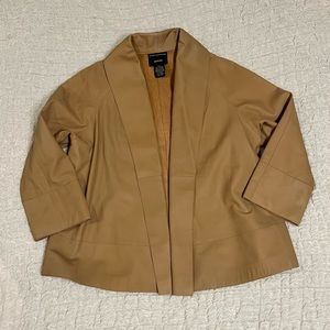 Doncaster Leather Jacket Size 4 Blazer Khaki Camel
Leather Brown